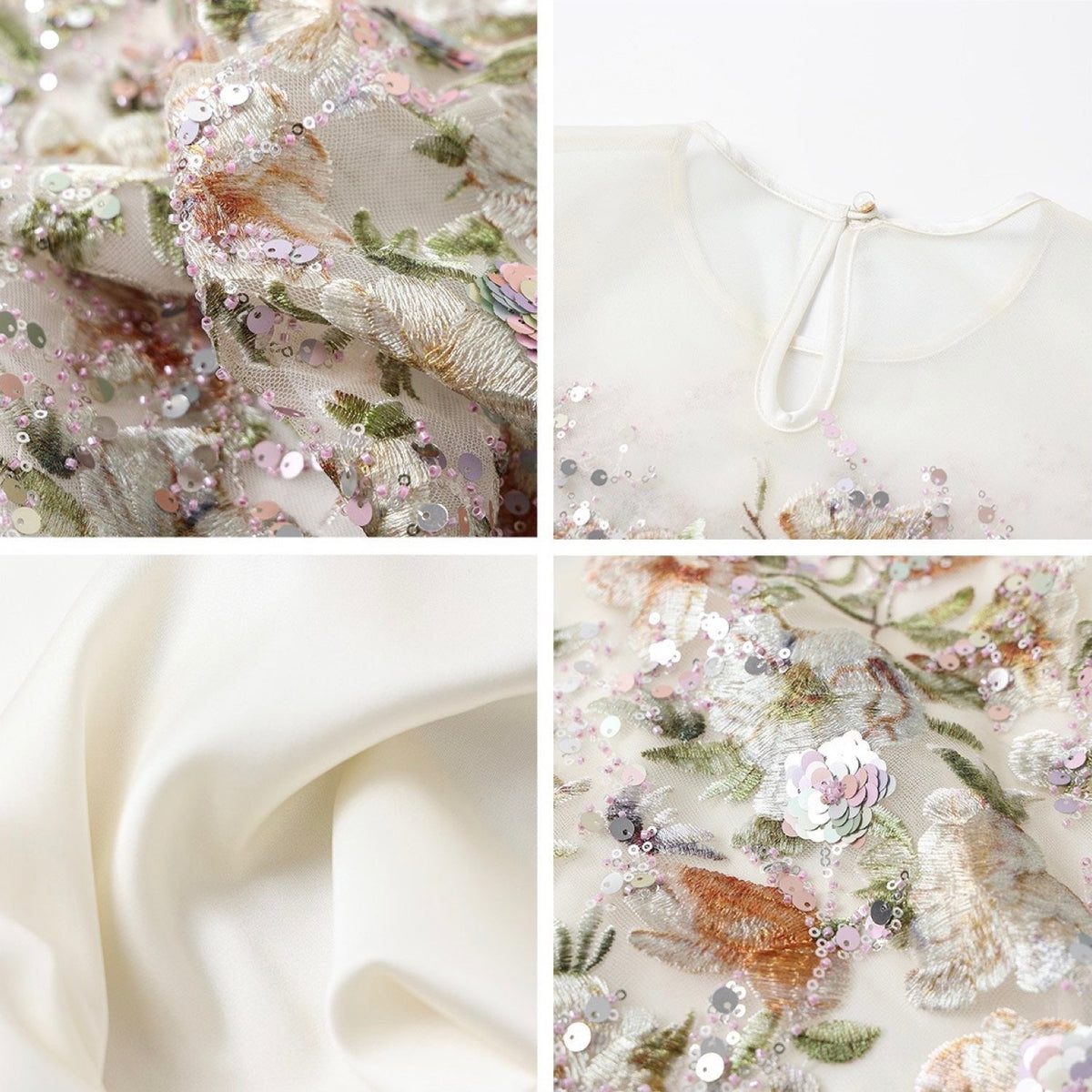 Embroidered Floral Spring Summer Co Ord Set