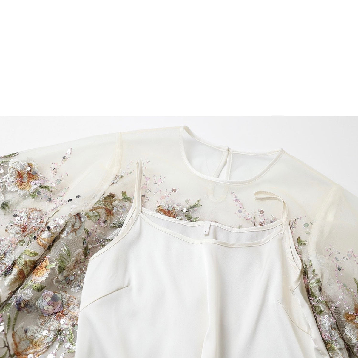 Embroidered Floral Spring Summer Co Ord Set