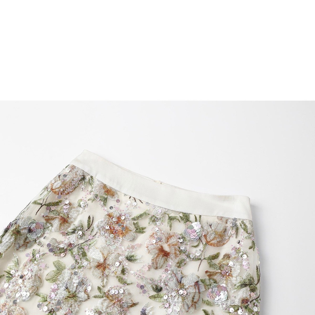 Embroidered Floral Spring Summer Co Ord Set