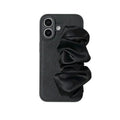 Silky Hand Holder Black Phone Case