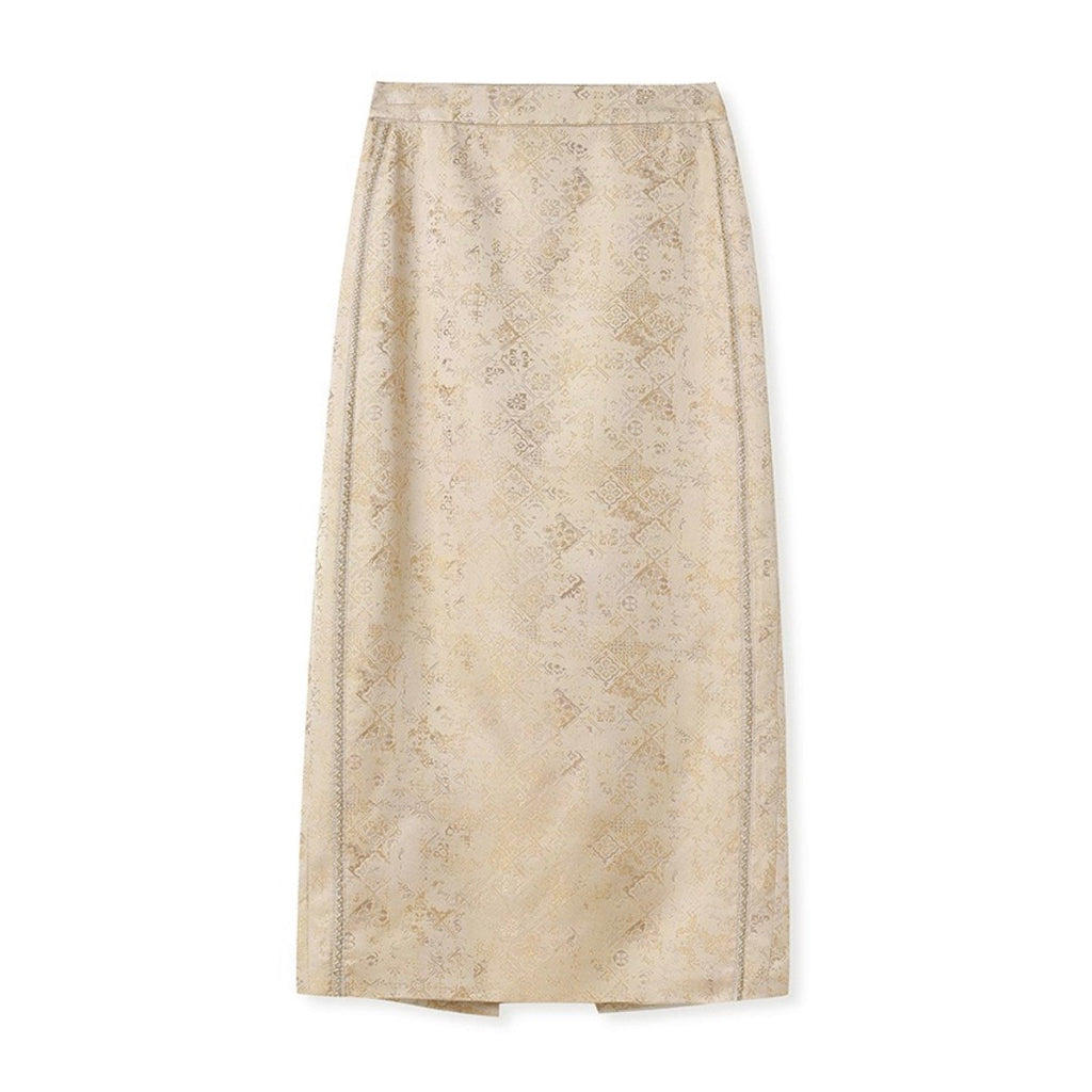Designer 3D Floral Embroidered Lace Skirt Women Wedding Guest