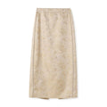 Designer 3D Floral Embroidered Lace Skirt Women Wedding Guest