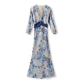 Bamboo Slim-Fit Jacquard Silk Dress