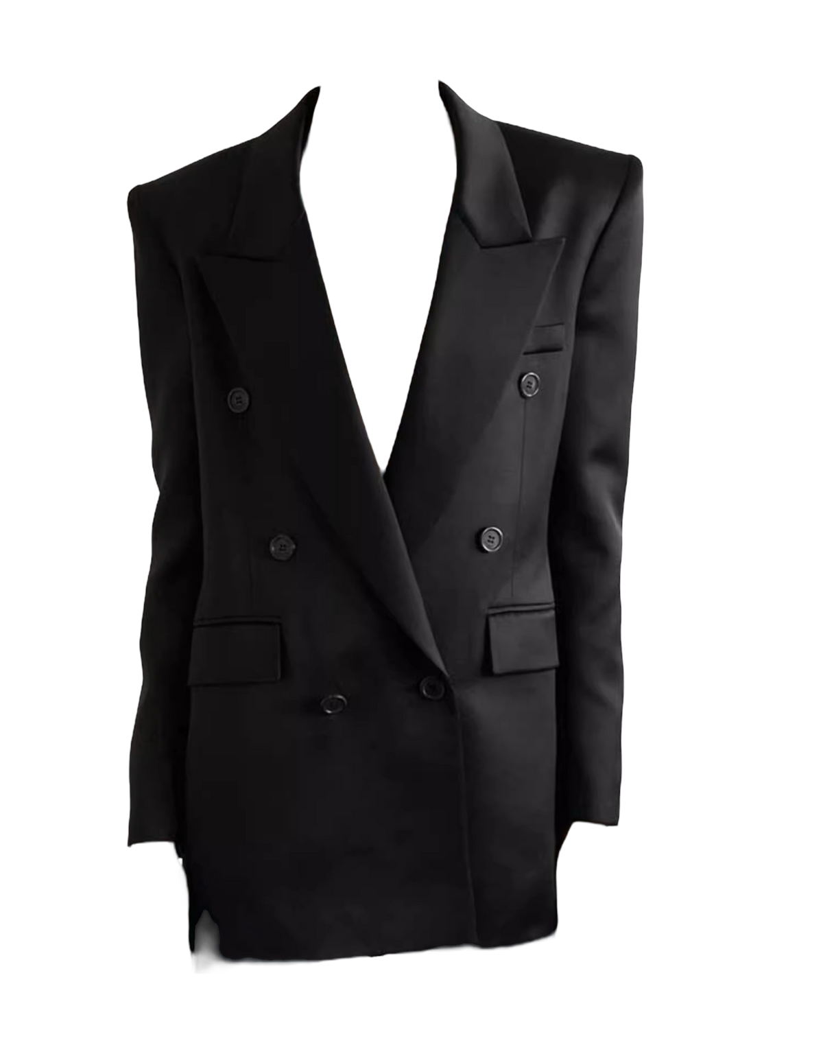 Elegant Mulberry Silk Suite Coat Top
