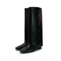 Caratiff Pearl-Detail Leather Knee-High Boots