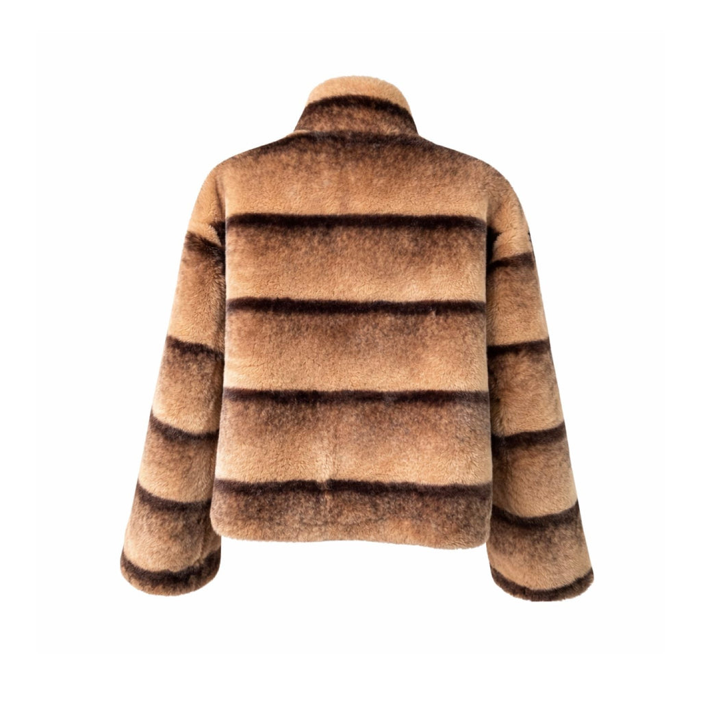 Galaxy Sable Fur Brown Super Soft Jacket