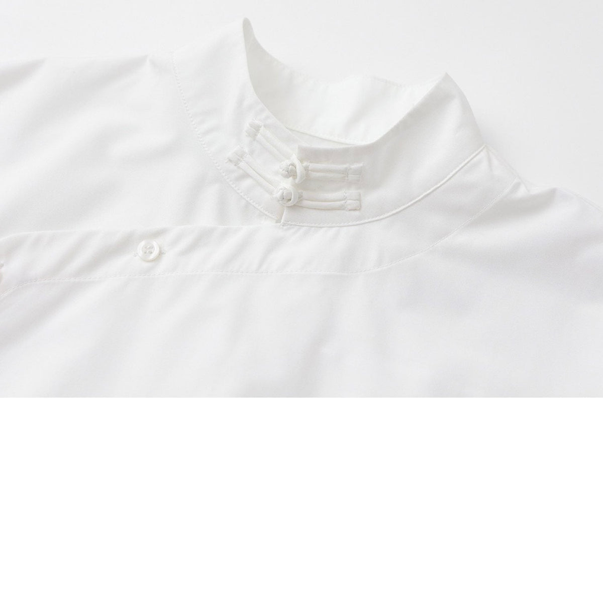 Embroidery Elegant Lance White Shirt