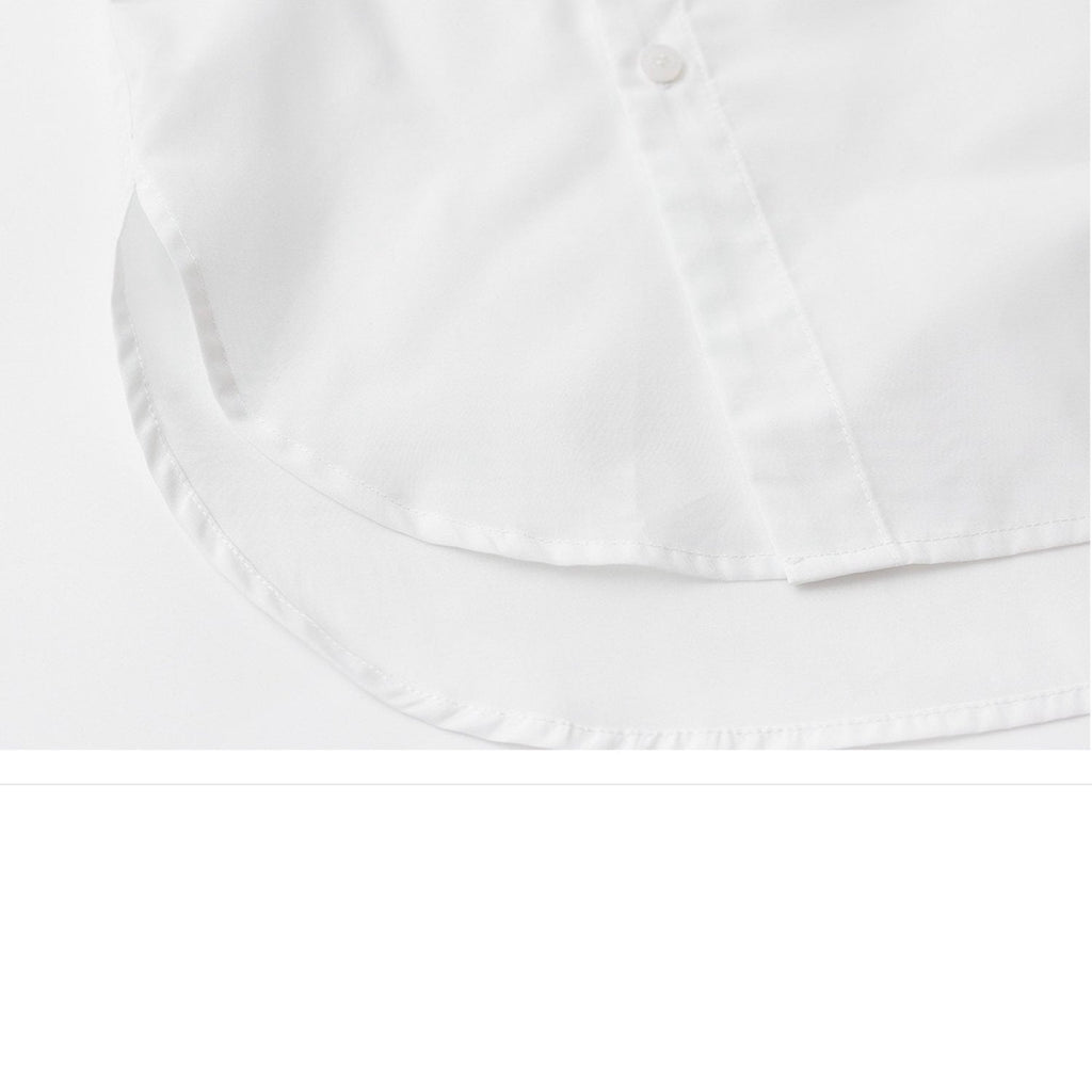 Embroidery Elegant Lance White Shirt
