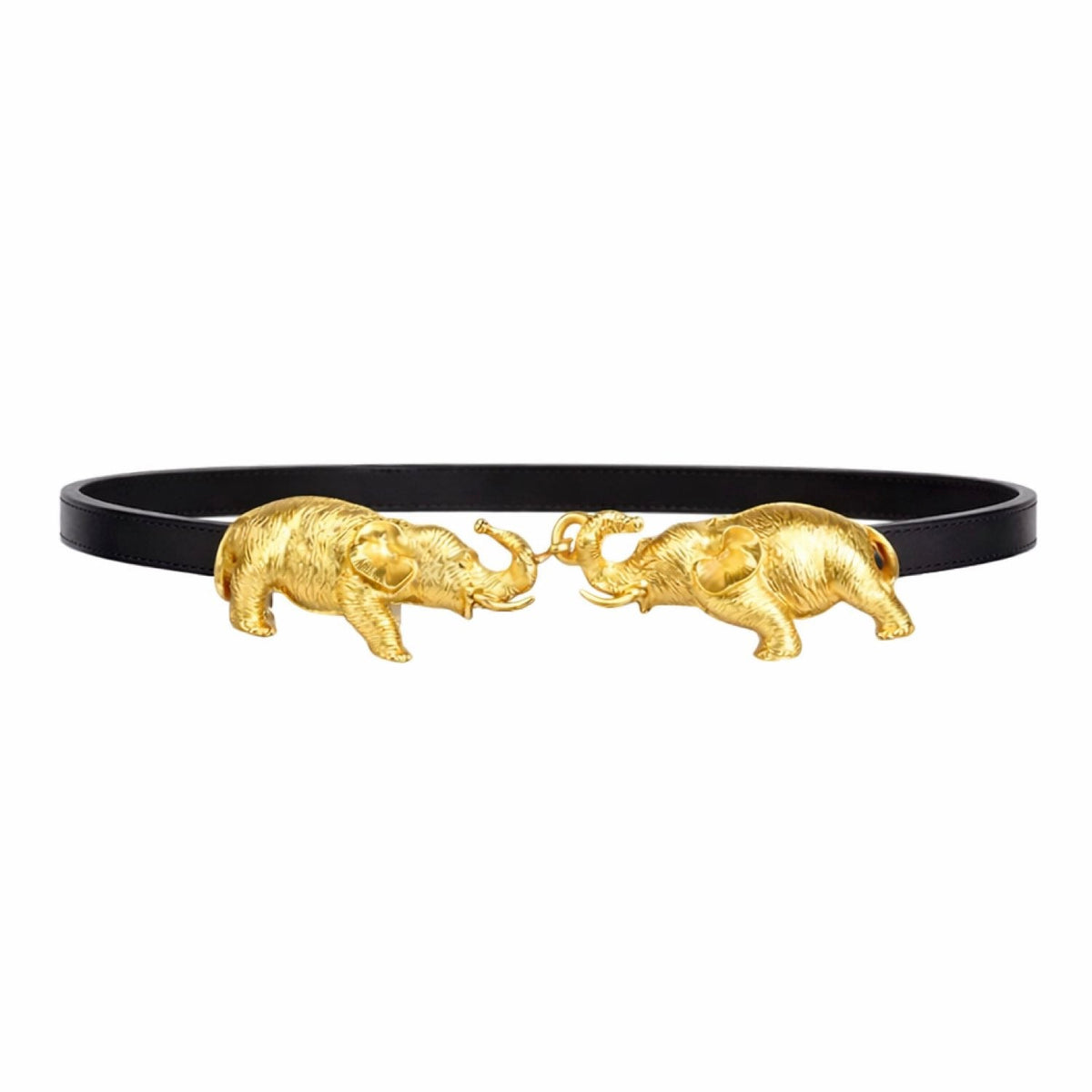 Golden Elephant Equestrian Style Adjustable Belt