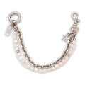 Luxe Natural Pearl White Phone Case Chain Hand Carry