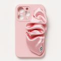 Pink Phone Case With Silky Hand Holder