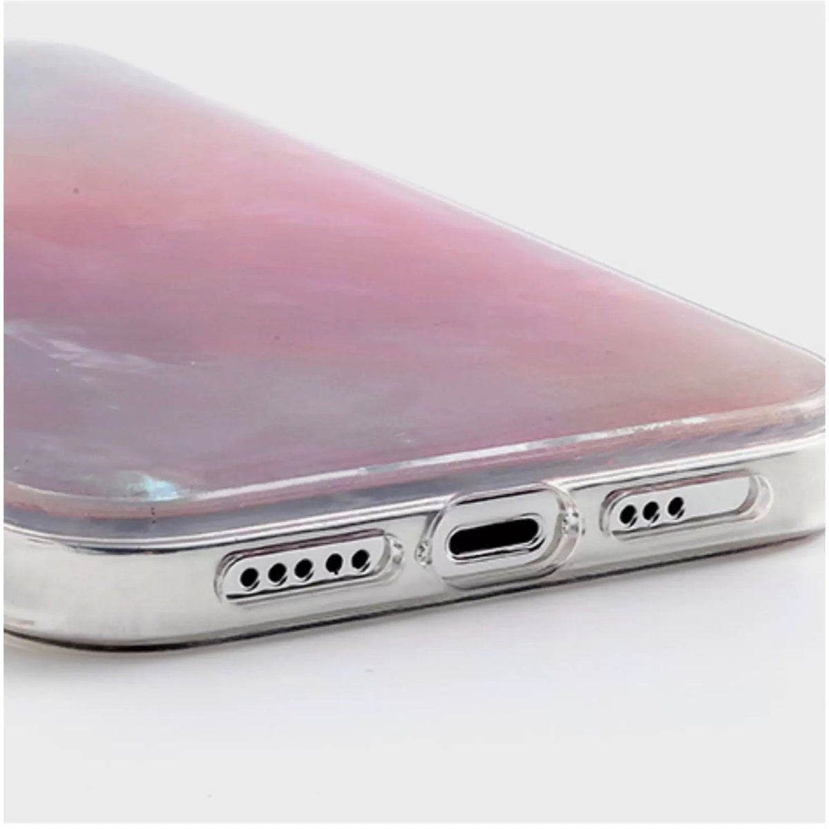 Iridescent Mother-of-Pearl Luxe Phone Case Purple