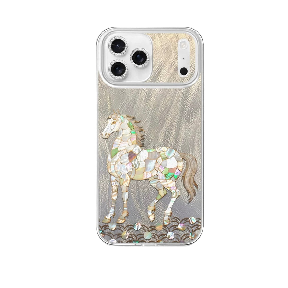Luxury Mirror Horse White iPhone Case Phone Cover | Selected Pieces We Love