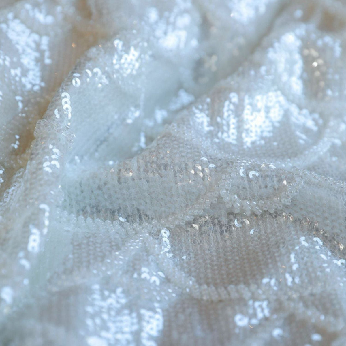 Embellished Elegant Pearl Dress In White