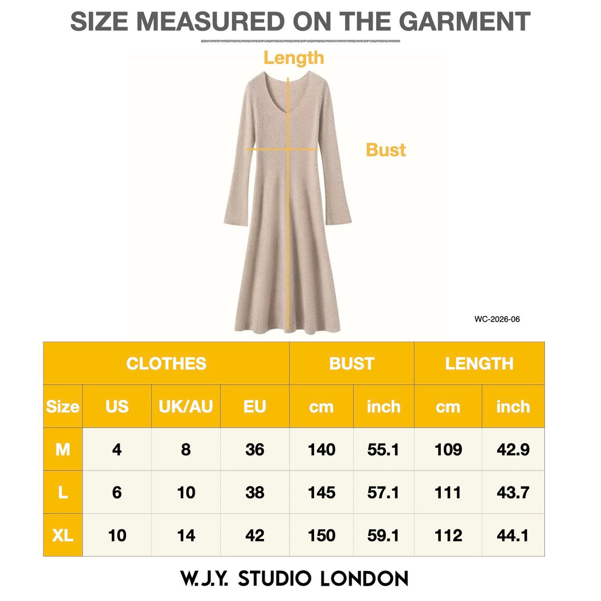 Cashmere Slim-fit Versatile Mid-length Skirt and Stretch Sweater Dress Cream
