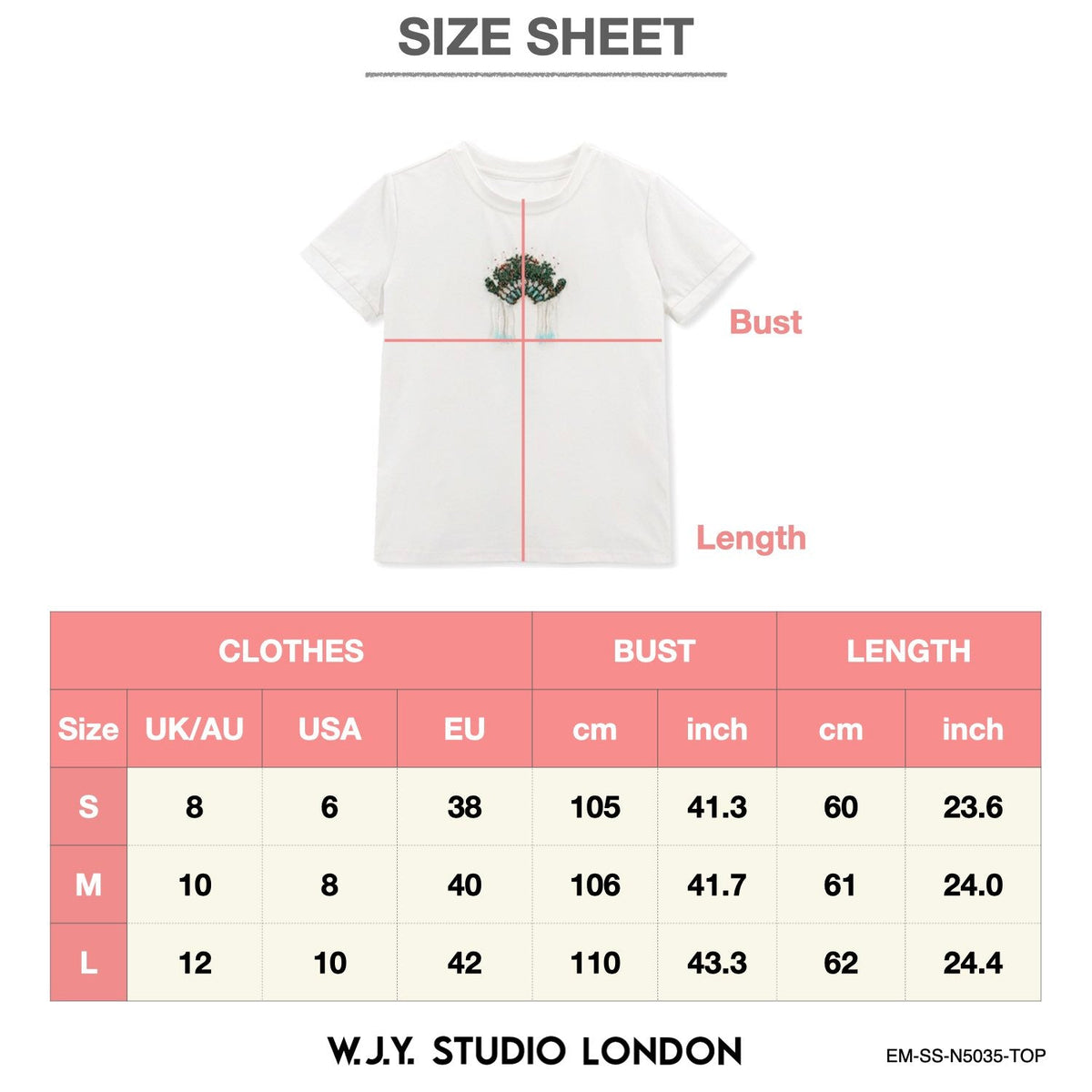 Opera Embroidered Cotton T-Shirt Women Artistic Graphic Tee