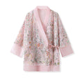 Embroidered Pink Floral Stylish Stitching Jacket Spring Summer